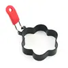 Máquina freidora de huevos de acero inoxidable modelo amor de tortilla para el hogar molde para cortar galletas, pasteles, frutas herramientas de cocina para cocinar