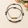 Amazon Transfronterizo Joyería Nueva de Moda Pulsera de Piedra Natural Ojo de Tigre Pulsera Ajustable Nicho para Pareja Venta al por Mayor