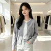 Cardigã de malha bordado com padrão de coração estilo coreano 2026, novo suéter inspirado na dopamina, blusa feminina de manga longa