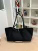 Bolso de hombro cruzado de lona informal para mujer, nuevo bolso tote de moda estilo coreano de nicho, bolso de hombro de gran capacidad para el día a día