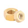 Porca de cobre/porca de cobre/porca sextavada de cobre tampa de parafuso porca anti-solta M3M4M5M6M8M10M12M14-M20