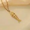 Joias Femininas Personalizadas DIY Europeias e Americanas Banhadas a Ouro 18K Koi High-End Versátil Pingente para Suéter Vendas Diretas da Fábrica