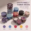Lata de Hojalata Personalizada Venta Caliente Transfronteriza Lata de Hoja de Lata Forma de Tambor Lata para Vela Perfumada Sellada Perfume Sólido Lata de Regalo de Metal