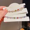 Pulsera Deslizante Rombo de Zirconia Transfronterizo Gota de Color Pulsera de Lujo Ligero Gama Alta Versión Coreana Pulsera Dulce de Moda