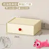 Caja de almacenamiento de escritorio tipo cajón color crema dopamina dormitorio estudiantil cosméticos gran capacidad papelería artículos varios caja organizadora