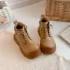Dr. para Niñas. Botas Martens 2026 Otoño/Invierno Botines Retro para Niños Botas de Estudiante Niños Estilo Británico Botas de Cuero para Niños