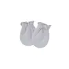 Comercio exterior gorro de llanta para recién nacido europeo y americano guantes antiarañazos cubrepiés gorro de bebé de una sola capa guantes faciales antiarañazos 821033