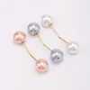 Alfiler Recto Sencillo y Elegante con un Toque de Lujo, Broche de Perla para Cuello de Ropa para Prevenir la Exposición y Asegurar la Prenda