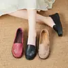 Zapatos de Madre de Cuero Suave de Comercio Exterior Nuevos Primavera/Verano 2026, Zapatos Individuales Slip-On Nuevos Primavera 2026 con Suela de Piel de Vaca para Comercio Electrónico Transfronterizo