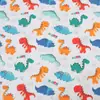 Capa para bolsa de roupas de algodão estampado, malha de algodão classe A para bebês, 300 peças, estampado, dupla face