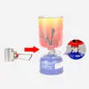 Suministros para exteriores tanque de gas válvula inflable tanque de gas largo plano adaptador de carga mutua conector de conversión convertidor de tanque de gas propano