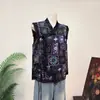 Chaleco de encaje con diseño de estilo chino nuevo Zhi Li, nuevo modelo de principios de otoño 2026, chaleco tradicional chino de cuello alto para mujer