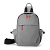 Bolsa de Peito Masculina Simples e Moderna Multifuncional com Carregamento USB para Mão ou Ombro Grande Capacidade para Esportes Equitação Bolsa Transversal