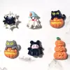 Lanterna de abóbora de Halloween, fantasma de desenho animado, suprimentos para artesanato DIY, acessórios de cabelo, cola de creme, acessórios de resina, materiais