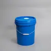 Barril de Óleo Redondo Azul 18L Barril de Plástico PP Barril de Embalagem para Tinta Química Tinta Barril de Lubrificante de 18 Litros