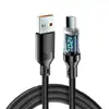 Pantalla digital tipo-c carga súper rápida 120W pantalla digital luminosa para Apple Huawei glory millet totalmente compatible