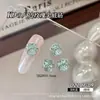 Pedras Strass Octogonais Rosa K9 8mm para Nail Art para Decoração de Pulseira e Colar, Rosa do Milênio DIY Acessórios de Unha Vestíveis, Super Brilhante