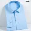 Camisa de abotoaduras francesas de fibra de bambu masculina de manga comprida de bambu Camisa de abotoaduras de novos negócios masculinos