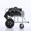 Aleación de Aluminio 12 pulgadas Rueda Trasera Silla de Ruedas Venta al por Mayor Plegable Portátil Silla de Ruedas de Una Rueda para Ancianos Silla de Ruedas Manual de Empuje