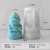 Jiahuimei Vela de Papai Noel Molde de Silicone DIY Decorações para Sacola de Presente de Natal Sabonete Artesanal Aromaterapia Abrasivos