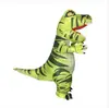 Fantasias Infláveis de T-Rex para Halloween Adulto Fantasia Inflável Crianças Dinossauro Inflável Fantasia Cosplay