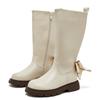 HOBIBEAR botas de primavera y otoño para niñas botas de moda Martin botas de moda princesa lazo botas altas una generación de cabello