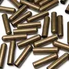 Los fabricantes proporcionan cabeza de cobre sin costura de 4*23 mm, cabezal de cordón para sudadera apto para serigrafía/láser, cabezal de cordón de metal