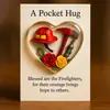 Colgantes Transfronterizos Bolsillo Abrazando Corazón Tarjeta de Felicitación con Tarjeta Emocional Inspiradora y Estatua de Ángel Conmemorativa