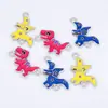 Colgante Doble de Dinosaurio Serie Animales DIY para Pulsera y Pendientes, Venta Directa de Fábrica Transfronteriza y Venta al por Mayor, Se Puede Mezclar en Lotes
