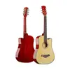 Fabricantes de Guitarras Acústicas al por Mayor Transfronterizo 38 pulgadas 41 pulgadas Populares Guitarras de Práctica de Nivel de Entrada para Principiantes y Estudiantes