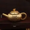 Panela de Mão de Latão Girar Peças de Mão Artesanato Chinês Pequenos Enfeites Barraca Venda Quente Mahjong Hu Pequeno Bule Girar