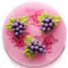 Série de frutas cereja laranja abacaxi morango forma bolo de pasta americana bolo em copo de pasta americana decoração molde de silicone