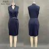 2026SHEIN Comercio Exterior Amazon Estación Independiente Transfronterizo Europeo y Americano Elegante Casual Vestido sin Mangas con Bolsillo y Cinturón