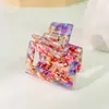 Xinmei Ácido Acético Accesorios para el Cabello Estilo Coreano Horquilla Elegante Femenina Pinza Geométrica Simple para el Cabello Pinza para el Cabello Grande