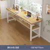 Mesa Larga Banco de Trabajo Escritorio Doble Mesa de Estudio en Casa para Estudiantes Mesa Estrecha para Dormitorio Mesa Rectangular para Computadora Escritorio de Oficina
