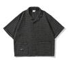 Beijie Men's American Fashion Brand 2023 Verão Nova Camisa Jeans Lavada Manga Curta Camisa Masculina Jaqueta Retro