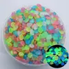 Pedras Pequenas Luminosas de 1cm Pedras Brilhantes Fábrica Fornecimento Transfronteiriço para Jardim Aquário Fundo de Areia Brinquedos de Paisagismo Pedras Fluorescentes