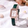 Reloj cuadrado de moda de lujo ligero para damas, popular en línea, estilo Mori ins, nicho literario, explosiones de cuello blanco, venta al por mayor de generación