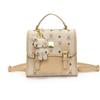 Mochila da Moda Doce para Menina 2025 Nova Mochila Elegante Texturizada Bolsa Transversal de Ombro Único Viagem Viagem Mochila Escolar