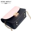 Bolsa Feminina 2019 Nova Moda Primavera e Verão Bolsa Transversal com Corrente Bolsa de Ombro em Couro PU Bolsa para Celular Feminina Bolsa Quadrada Pequena