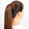 Peluca de mujer con pinza para el pelo, larga, recta, con cola de caballo alta, de verano, natural, cibernética, popular, con pinza para el pelo, peluca de pelo largo y liso, pieza de cola de caballo