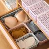 Cesto de armazenamento de mesa oco para cozinha, cesto de armazenamento de roupas com tampa, caixa de armazenamento de roupas, caixa de armazenamento, cesto de plástico