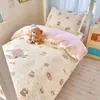 Juego de ropa de cama para dormitorio de tres piezas, 100% algodón, modelo nuevo 2026, sábana individual, funda de edredón, ropa de cama para estudiantes, apto para todas las estaciones