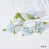 Flor Peônia Artificial Estrangeira Decoração de Casamento Flor Falsa Flor de Seda Cabeça de Flor Peônia Acessório de Cabelo Hanfu Grampo de Cabelo Flor Decoração Acessórios de Flor