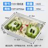 Caja de Papel de Aluminio para Barbacoa Rectangular Desechable Lonchera Cuenco de Papel de Aluminio Doméstico Redondo Engrosado Embalaje para Llevar Plato de Cena de Papel de Aluminio