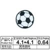 Adesivos de tecido bordados de desenho animado criativos e simples para sapatos de futebol e beisebol, bolsas, chapéus, acessórios, patches para jeans, acessórios de balão