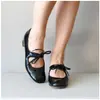 2021 Comércio Exterior Transfronteiriço Plus Size Sapatos Femininos Primavera Salto Baixo Salto Grosso Cadarço Sapatos Femininos wish Estação Independente Fornecimento