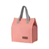 Bolsa de almuerzo conveniente, bolsa aislada de gran capacidad, bolsa de almuerzo para trabajadores de oficina, bolsa de almuerzo portátil de papel de aluminio, venta al por mayor