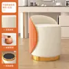 Silla de Maquillaje para Habitación de Niñas, Silla de Tocador Simple, Taburete Redondo de Lujo Ligero de Alta Gama para Manicure, Celebridad de Internet, para Uso en Casa