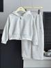 Conjunto de Ropa para Niñas 2026 Primavera Nuevo Moda Pantalones Rectos Infantiles Conjunto Casual Padre-Hijo Moderno